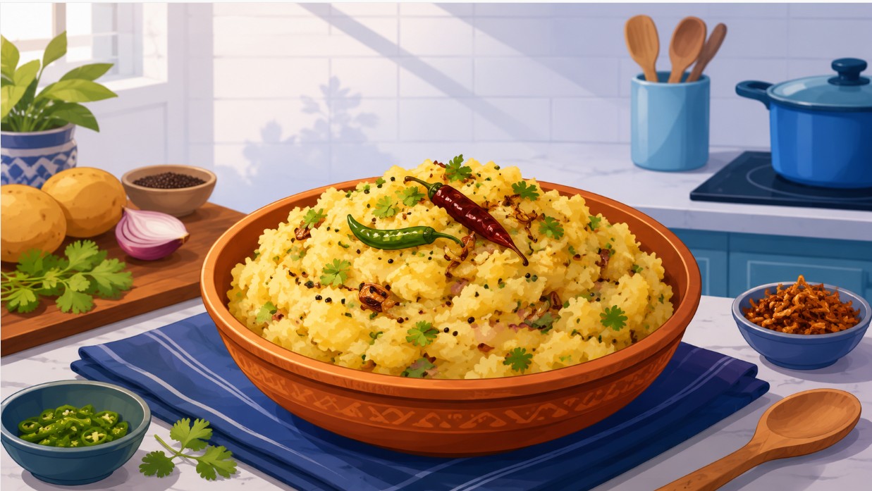 How to Make Bengali Style Mashed Potato